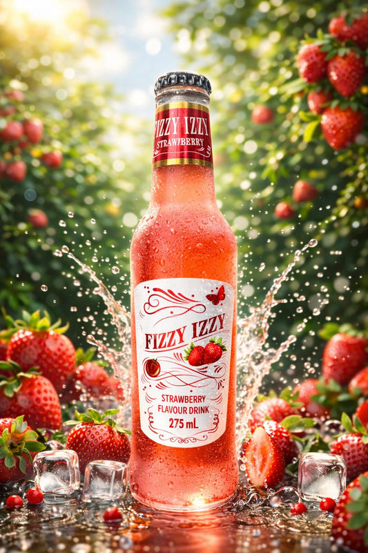 Strawberry Izzy Fizzy - 24 Pack
