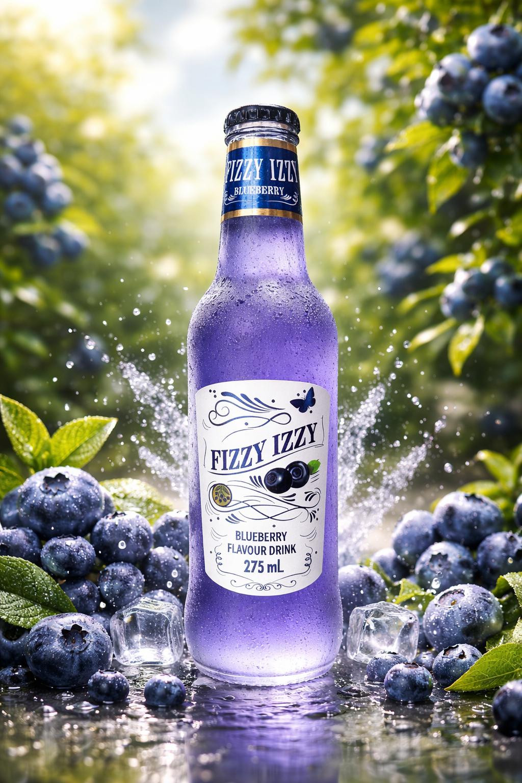 Blueberry Fizzy Izzy - 24 Pack