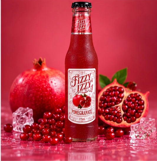 Pomegranate Izzy Fizzy - 24 Pack