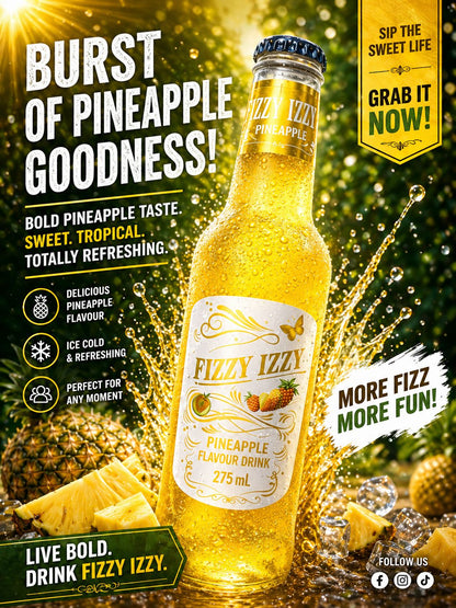 Pineapple Fizzy Izzy - 24 Pack